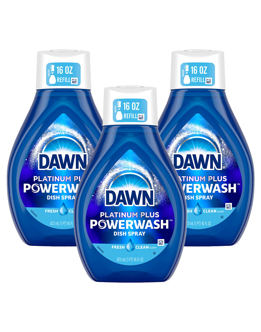 Dawn PowerWash Lavaloza Refill Spray 3 x 473 cc - Puntolimpieza